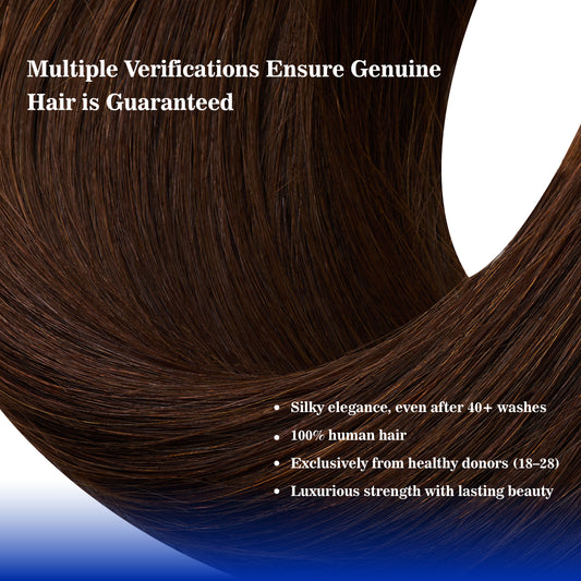 Clip in Hair Extensions Luxury Remy Human Hair Clip in Extensions Real Human Hair 120g 7pcs for Seamless Blending for Women #2 Dark Brown