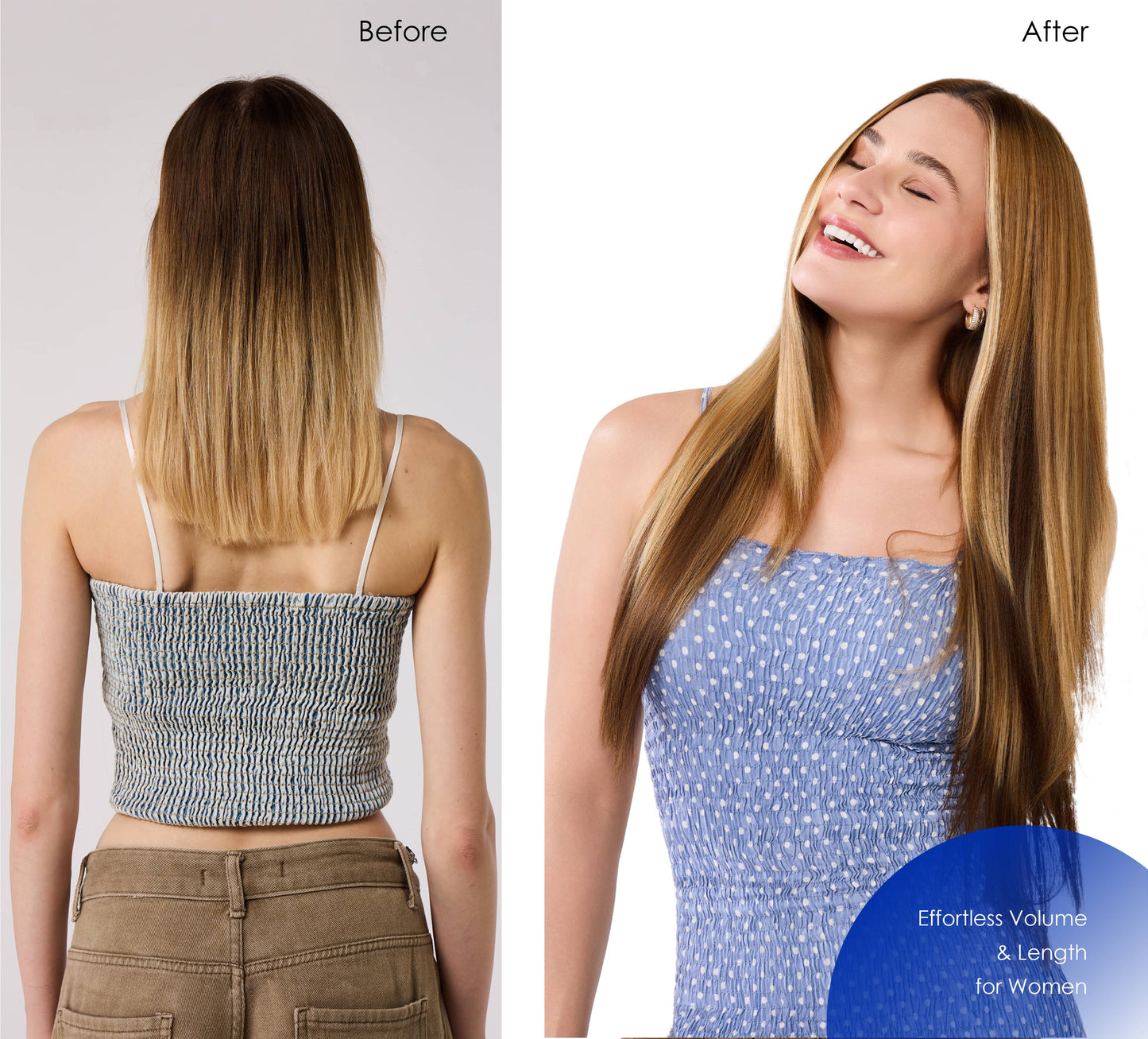Clip in Hair Extensions Luxury Remy Human Hair Clip in Extensions Real Human Hair 120g 7pcs for Seamless Blending for Women #16/22 Light Blonde Highlighted Golden Blonde