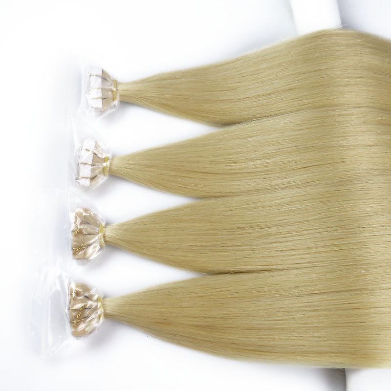 #brown Tape in raw Hair Extensions