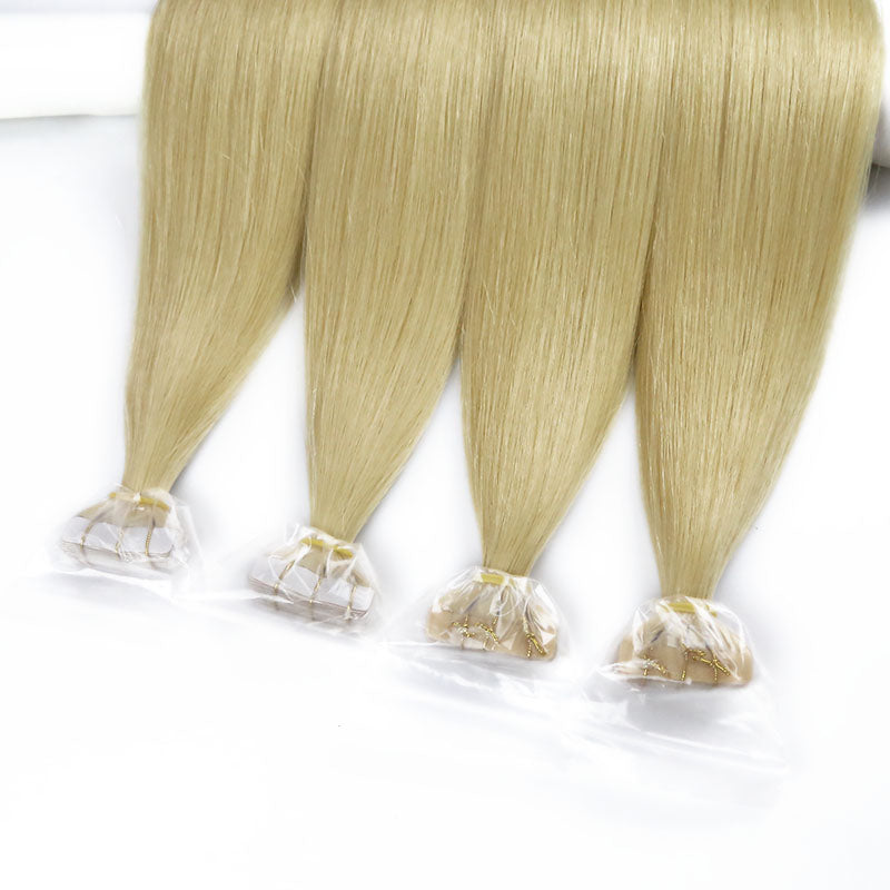 #brown Tape in raw Hair Extensions