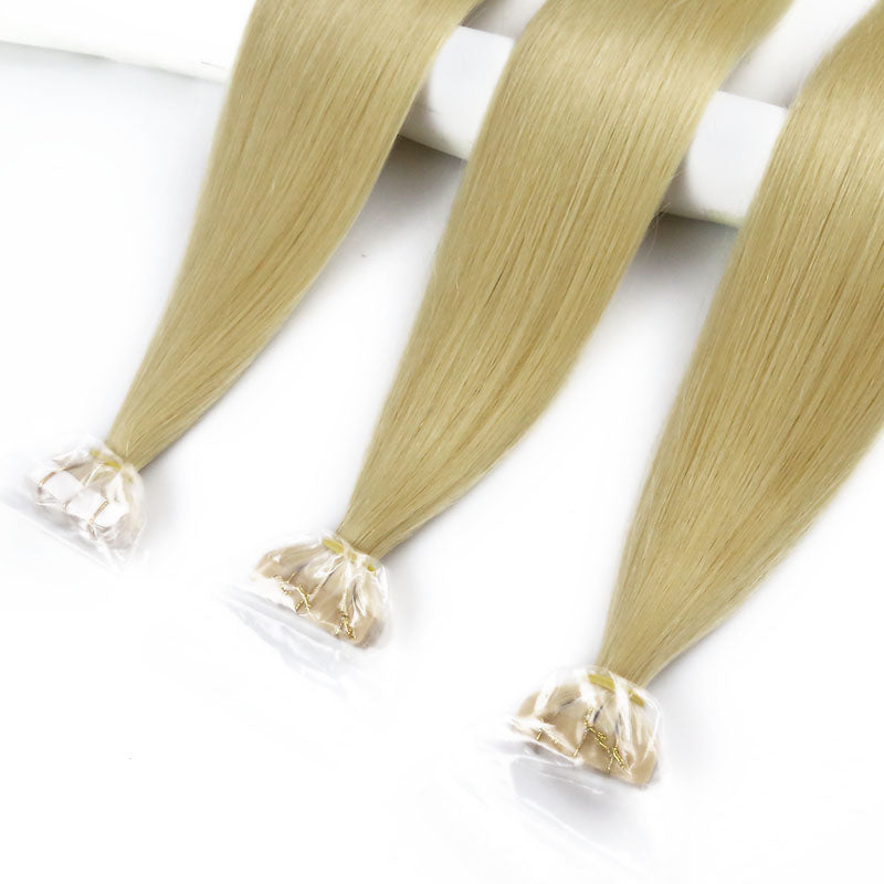 #brown Tape in raw Hair Extensions