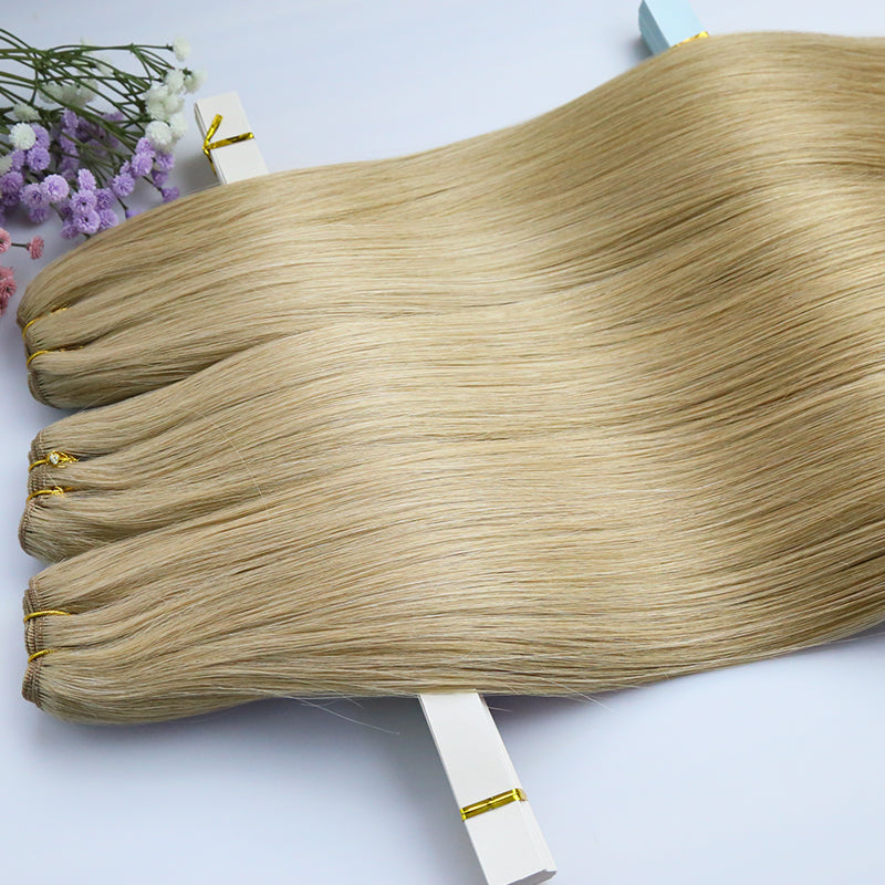 Brown Weft Raw Hair Extensions