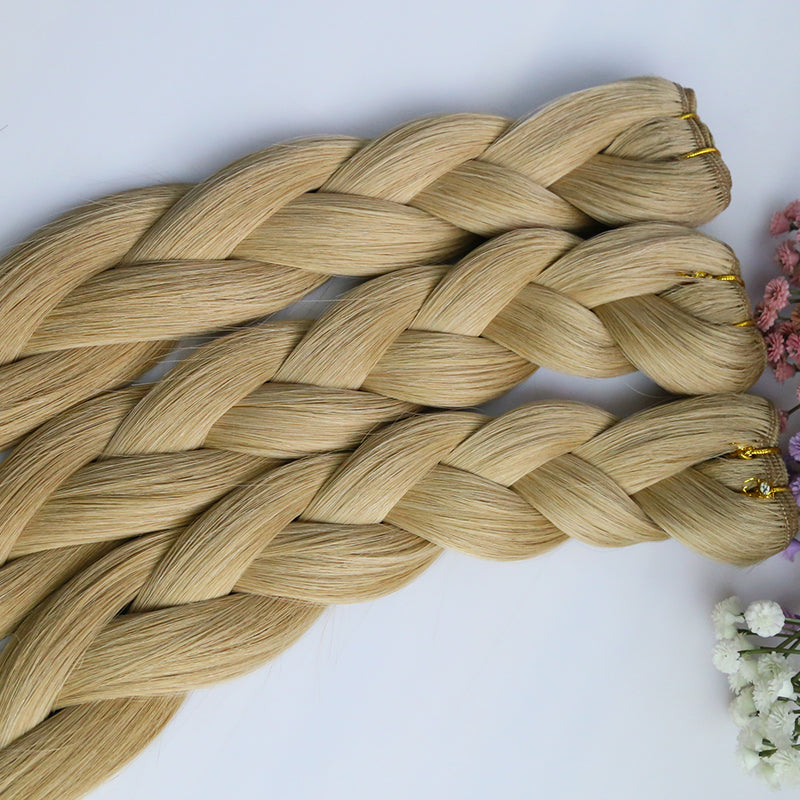 Brown Weft Raw Hair Extensions