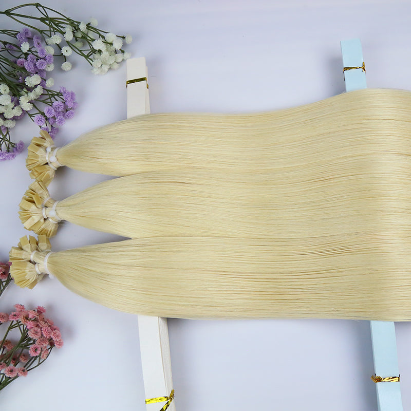 #60 Flat Tip Virgin Hair Extensions