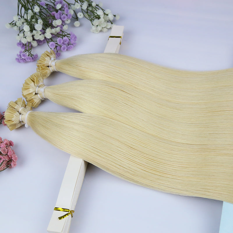 #60 Flat Tip Virgin Hair Extensions