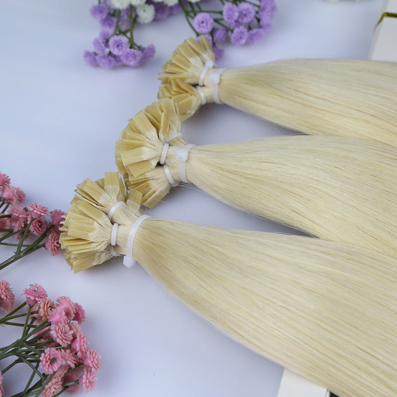 #60 Flat Tip Virgin Hair Extensions