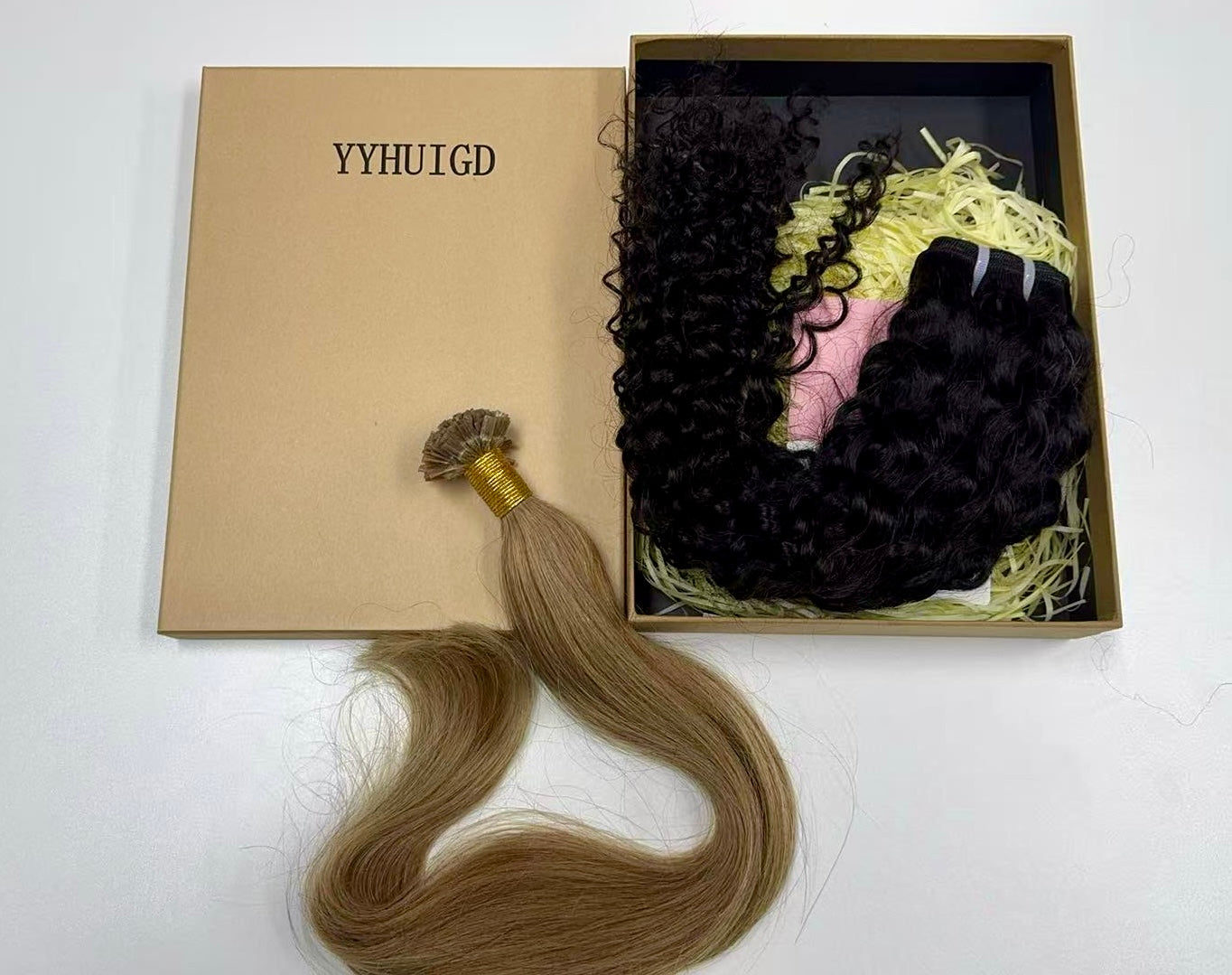 YYHUIGD HAIR Tape-In Hair Extension 22“ P#4-60 50%