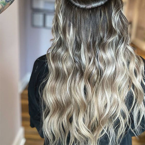 Highlight Balayage Tape in Raw Hair Extensions