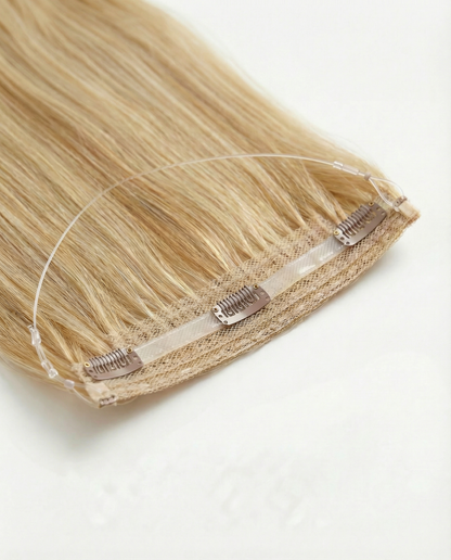 Invisible Halo Extensions for Thinning Hair | Zero-Damage & Glueless (100% Virgin Hair)