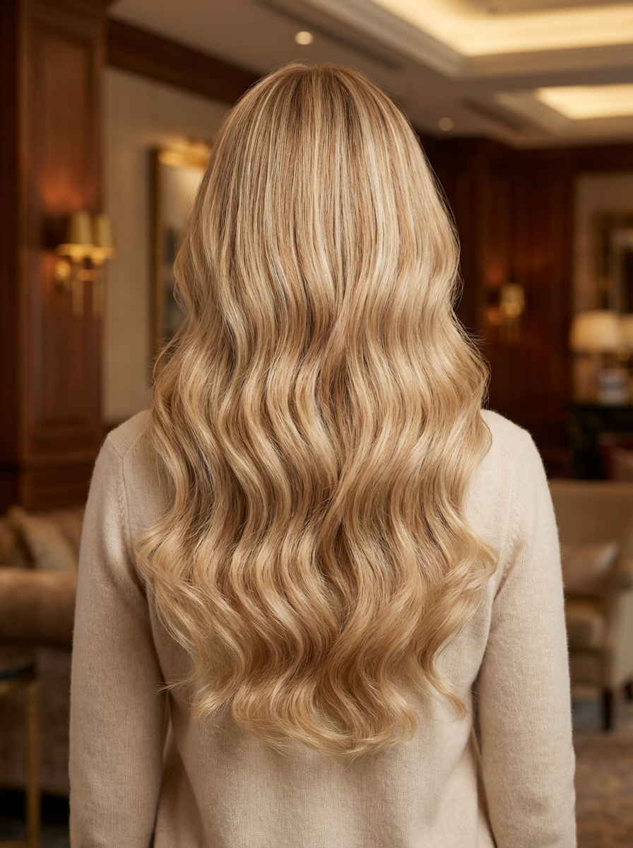 Invisible Halo Extensions for Thinning Hair | Zero-Damage & Glueless (100% Virgin Hair)