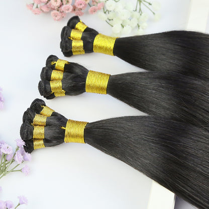 Dark Color HandTied Raw Human Hair Extensions