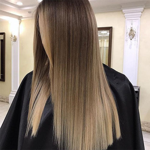 Highlight Flat Weft Virgin Hair Extensions